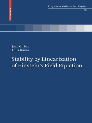 cover image of Stability by Linearization of Einstein's Field Equation